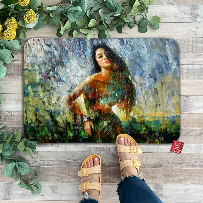 Abstract Woman Doormat