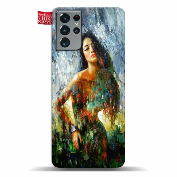 Abstract Woman Phone Case Samsung