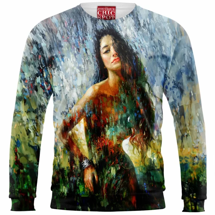 Abstract Woman Sweatshirt