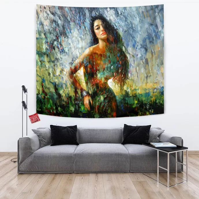 Abstract Woman Tapestry