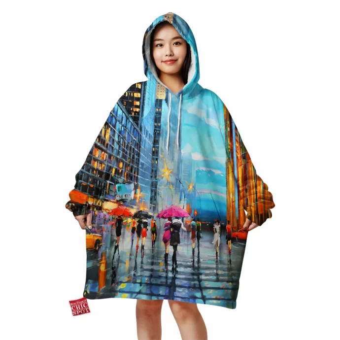 Cityscape Blanket Hoodie