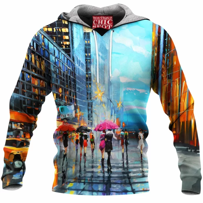 Cityscape Fleece Hoodie