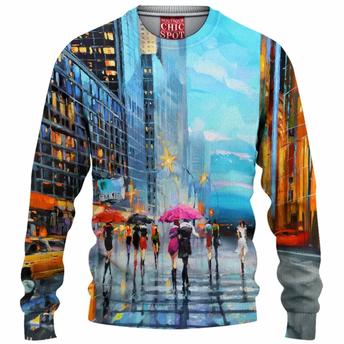 Cityscape Knitted Sweater