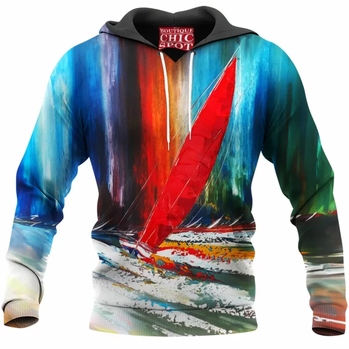 Boat Abstract Hoodie