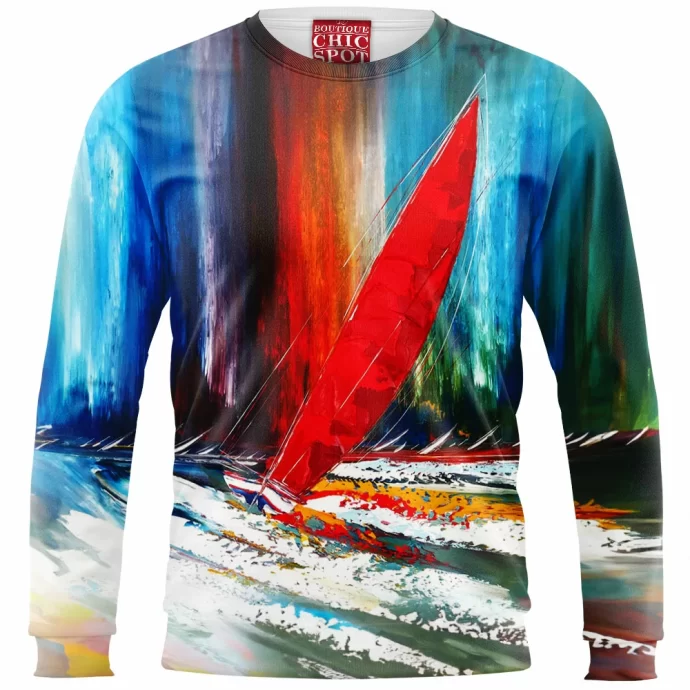 Boat Abstract Sweatshirt