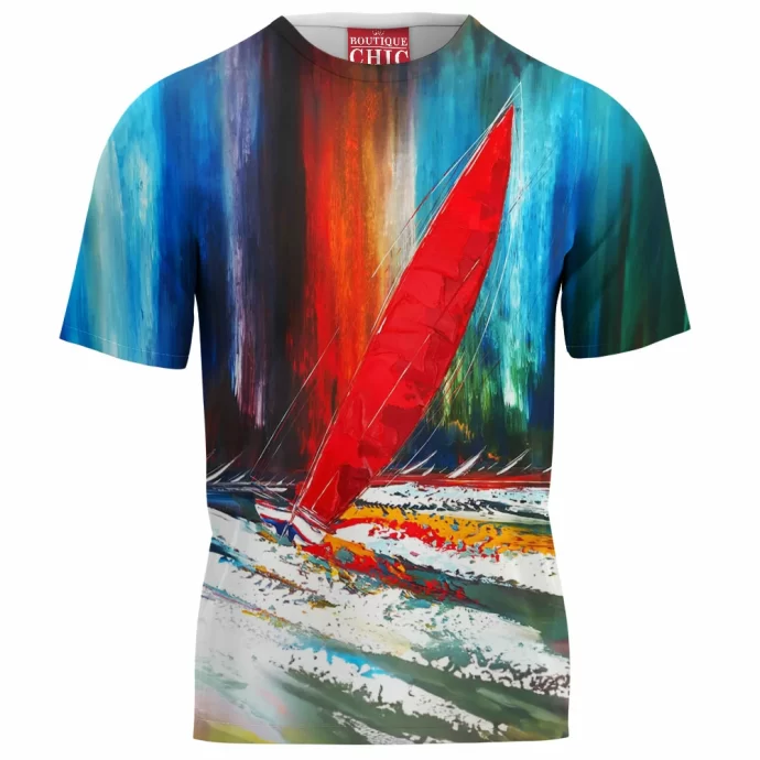 Boat Abstract T-Shirt