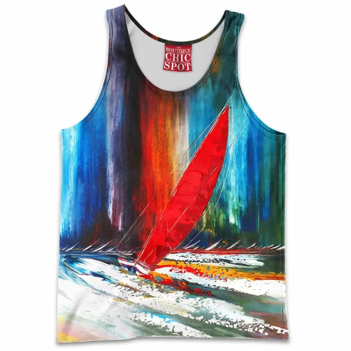 Boat Abstract Tank Top