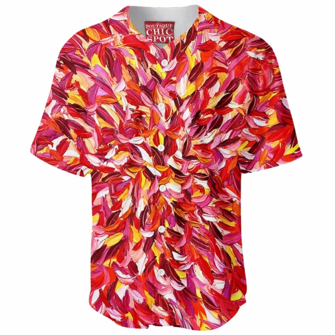 Leaf Abstract Baseball Jersey