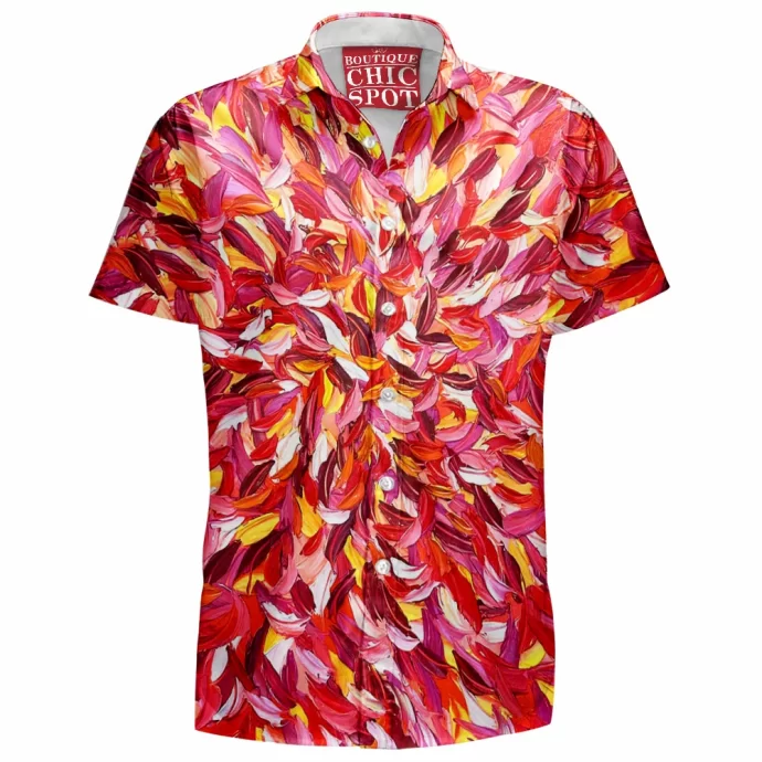 Leaf Abstract Hawaiian Shirt