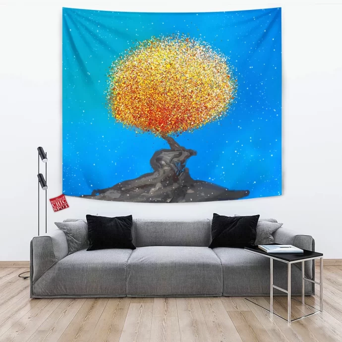 Yellow Tree Tapestry