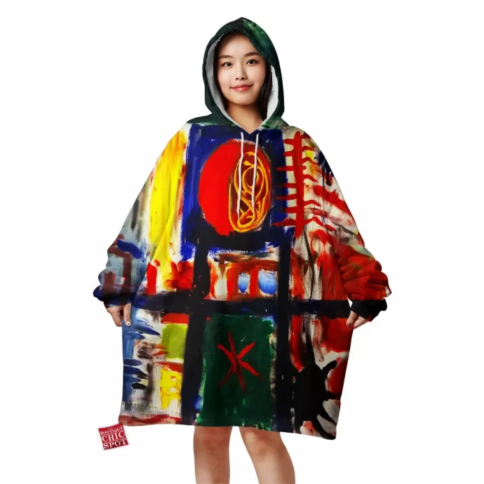 A day in Mexico Blanket Hoodie