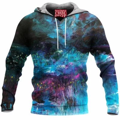 Abstract Fleece-Hoodie