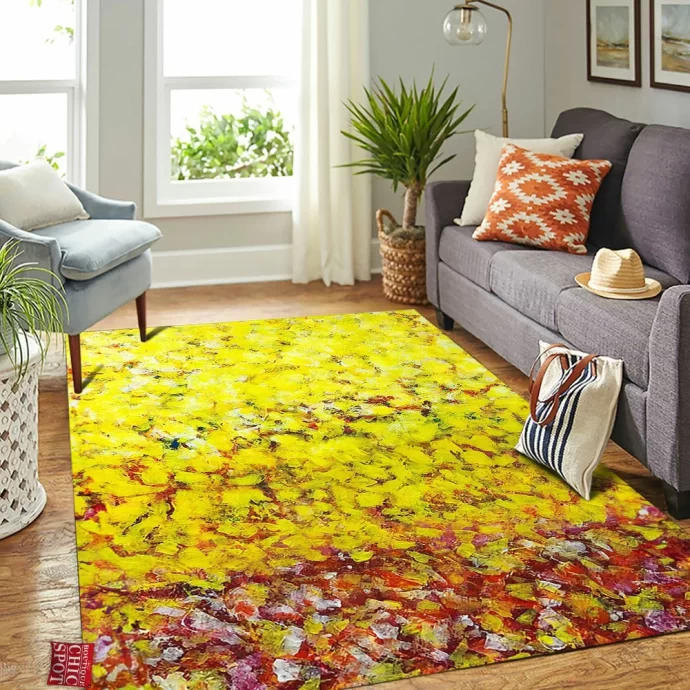 Field Of Suns Rectangle Rug