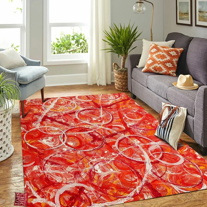 Breathing Bubbles Rectangle Rug