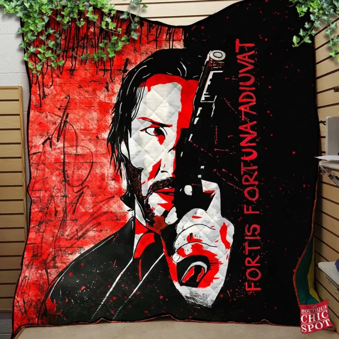 John Wick Quilt Blanket