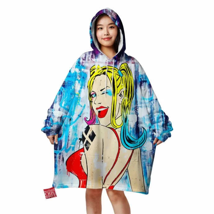 Harley Quinn Blanket Hoodie