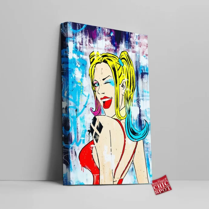 Harley Quinn Canvas Wall Art