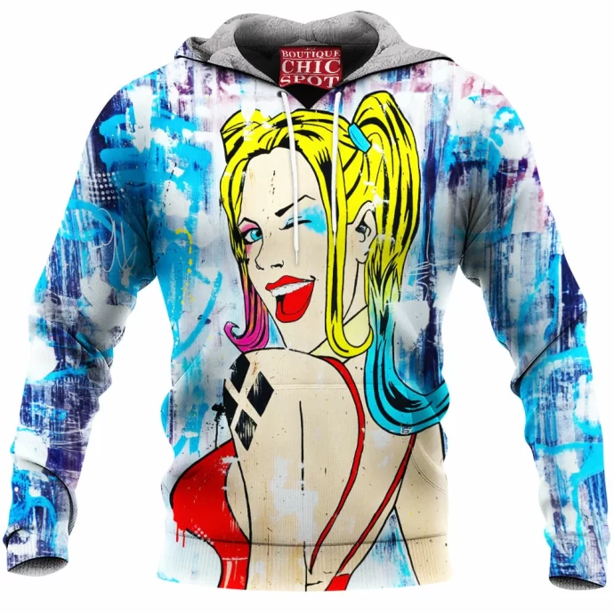 Harley Quinn Fleece Hoodie