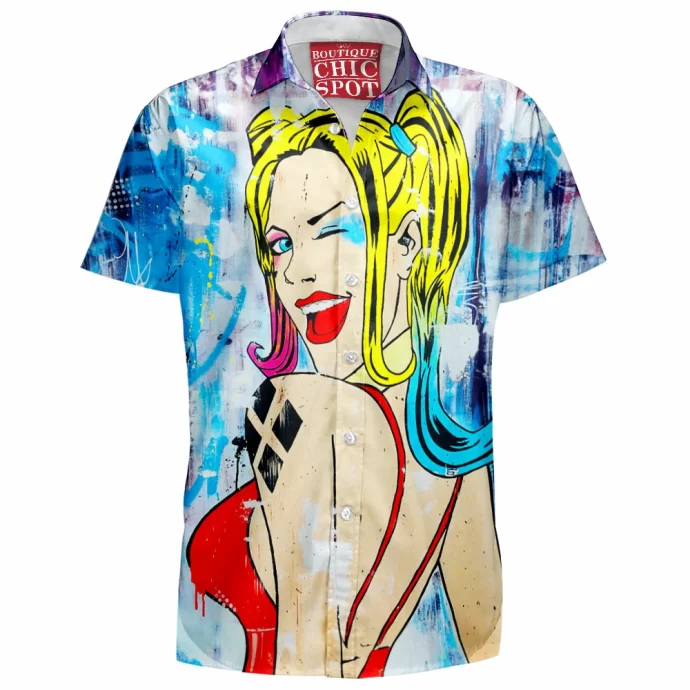 Harley Quinn Hawaiian Shirt