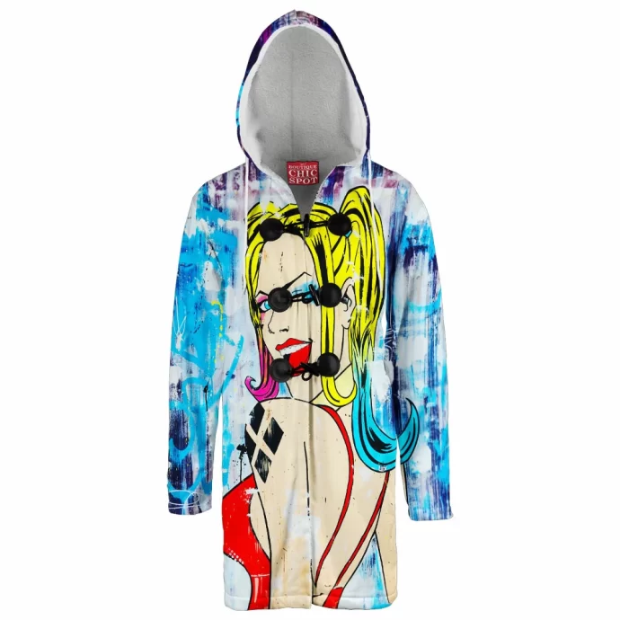 Harley Quinn Hooded Cloak Coat