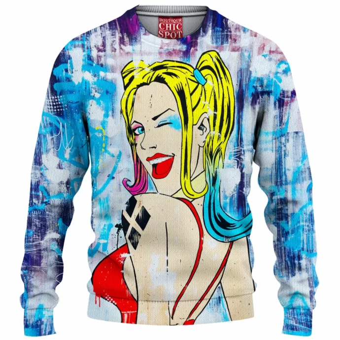 Harley Quinn Knitted Sweater