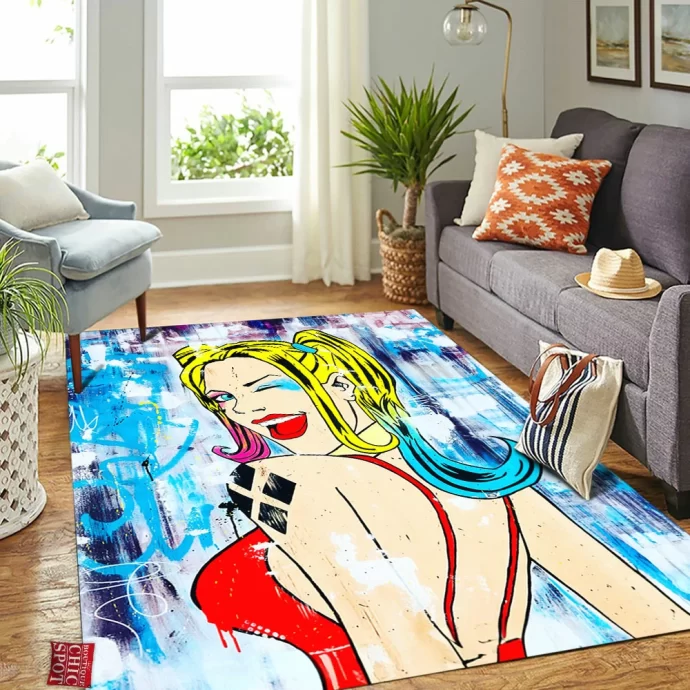 Harley Quinn Rectangle Rug