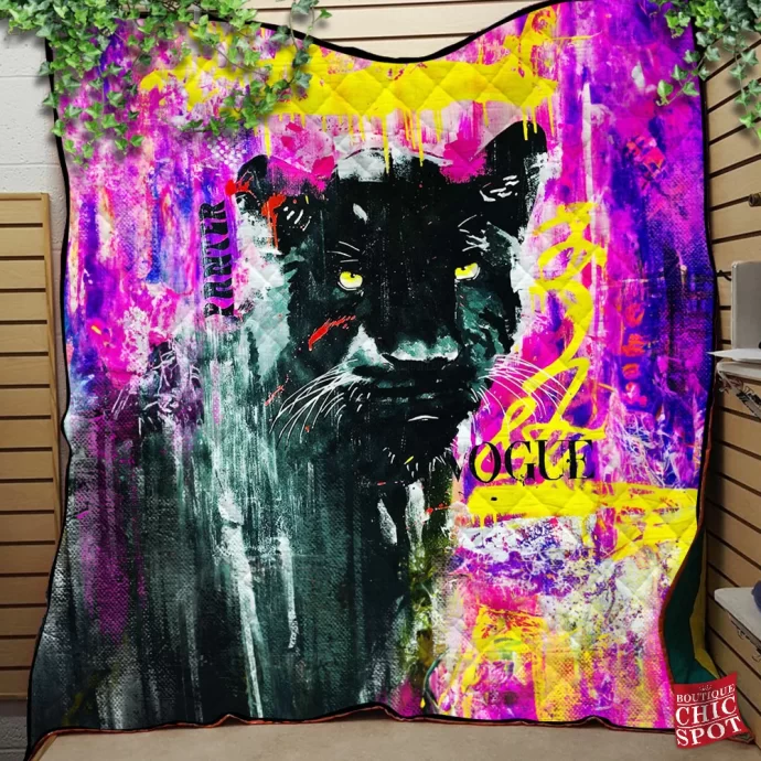 Black Panther Quilt Blanket