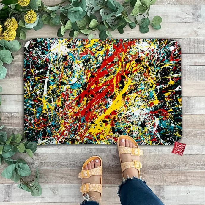 Large Abstract Doormat