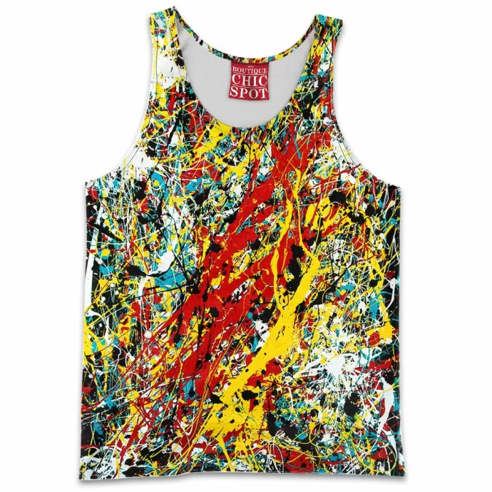 Large Abstract Tank Top