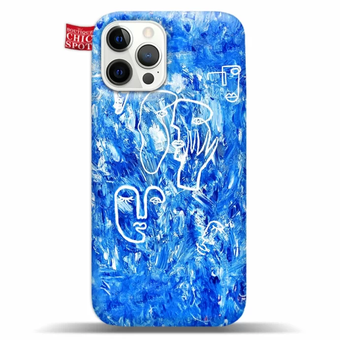 Blue Abstract Phone Case Iphone