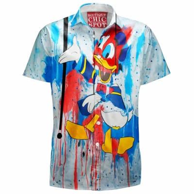 Animation Hawaiian-Shirt, Donald Duck Hawaiian-Shirt, Disney Hawaiian-Shirt
