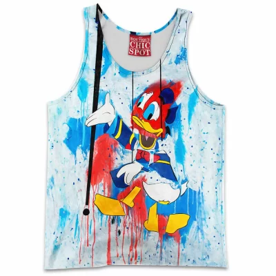 Animation Tank-Top, Donald Duck Tank-Top, Disney Tank-Top