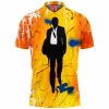7 Polo Shirt, Movie Polo Shirt, James Bond Polo Shirt