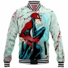 Black Cat Baseball-Jacket, Comic Baseball-Jacket, Spider-man Baseball-Jacket