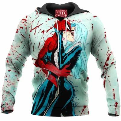 Black Cat Hoodie, Comic Hoodie, Spider-man Hoodie