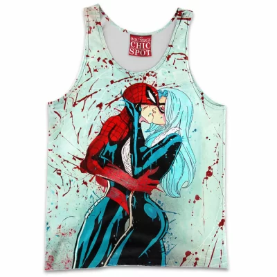 Black Cat Tank-Top, Comic Tank-Top, Spider-man Tank-Top