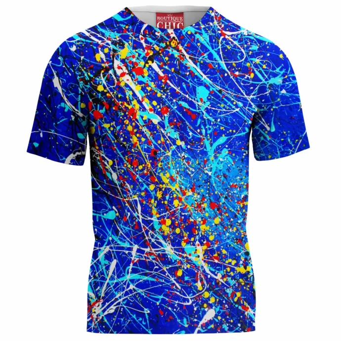 Blue Abstract T-Shirt