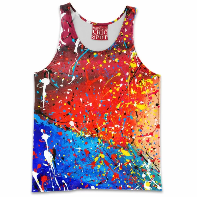 Red and Blue Tank Top