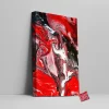 Black and Red Canvas Wall Art