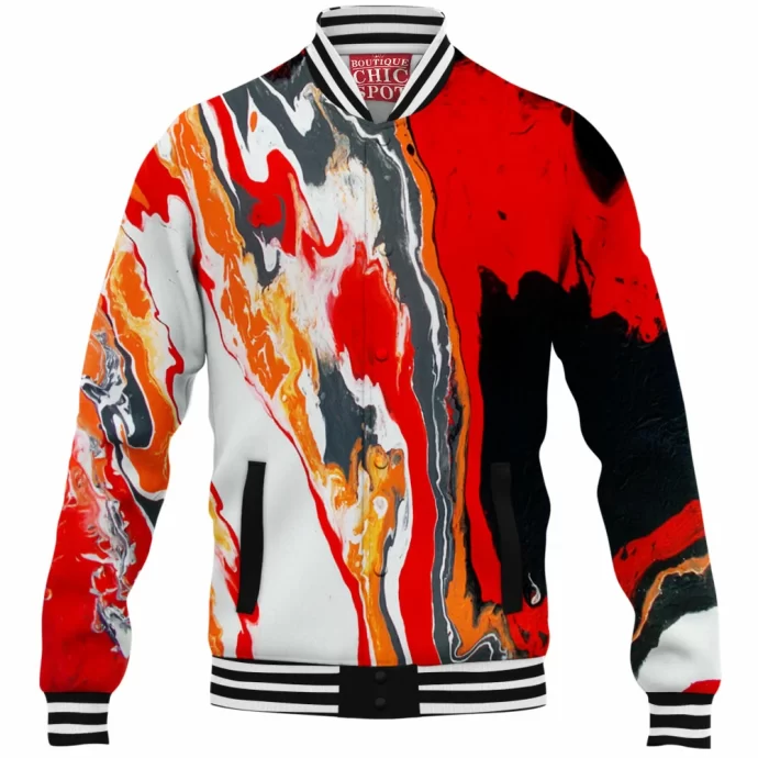 Composition Baseball Jacket