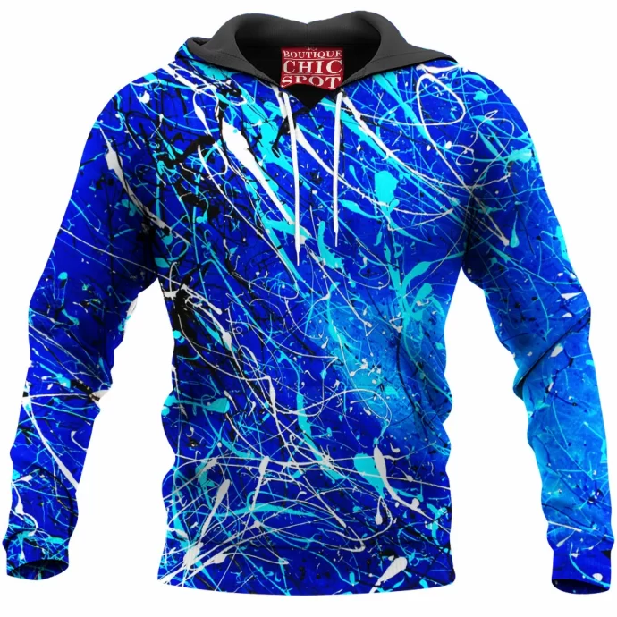 Dripping Blue Hoodie