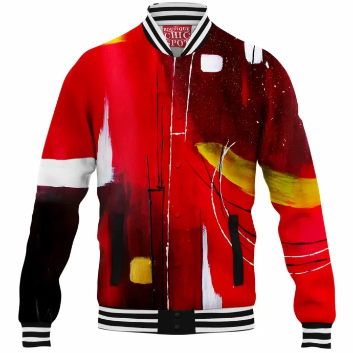 Untitled Abstract Baseball Jacket