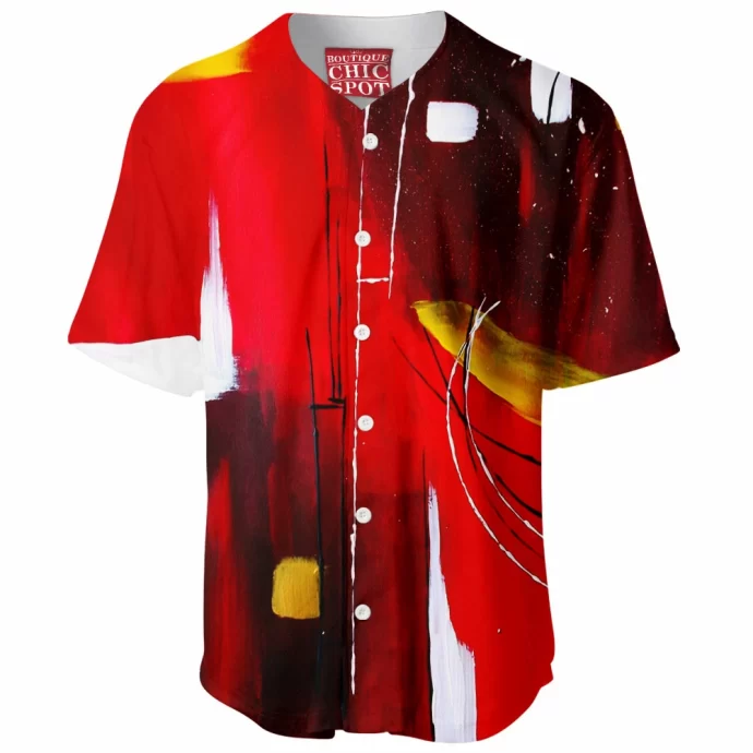 Untitled Abstract Baseball Jersey