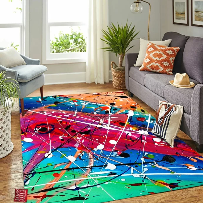 Poisson Troubles Rectangle Rug