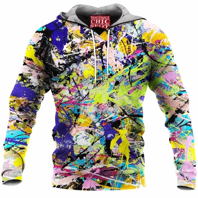 Colorful Fleece Hoodie