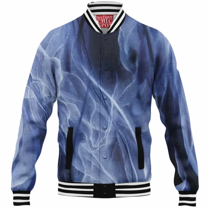 Light Blue Baseball Jacket