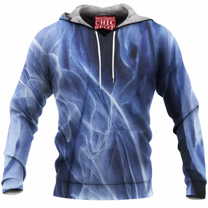 Light Blue Fleece Hoodie