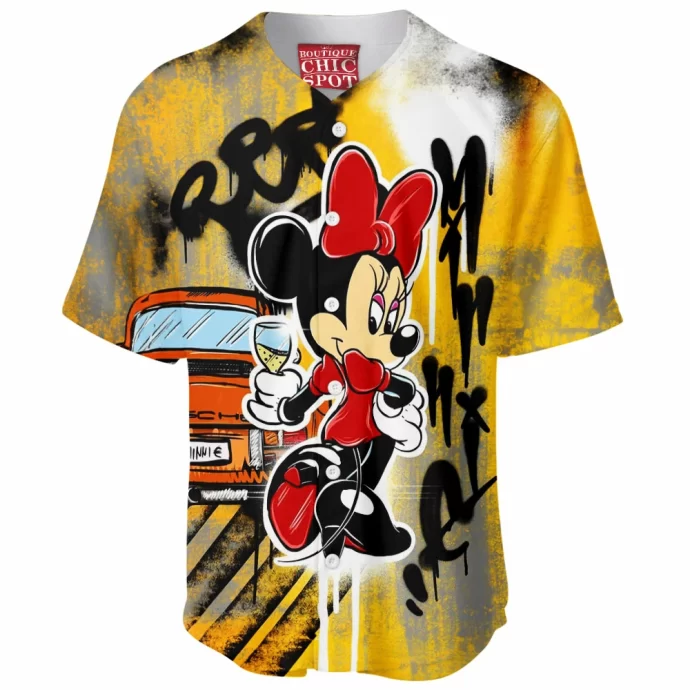 Minnie Mouse Baseball Jersey