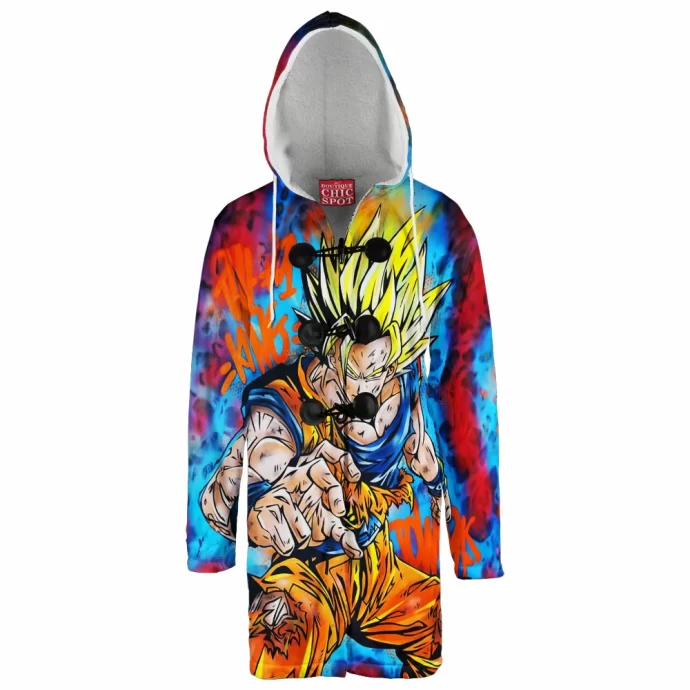 Son Goku Hooded Cloak Coat