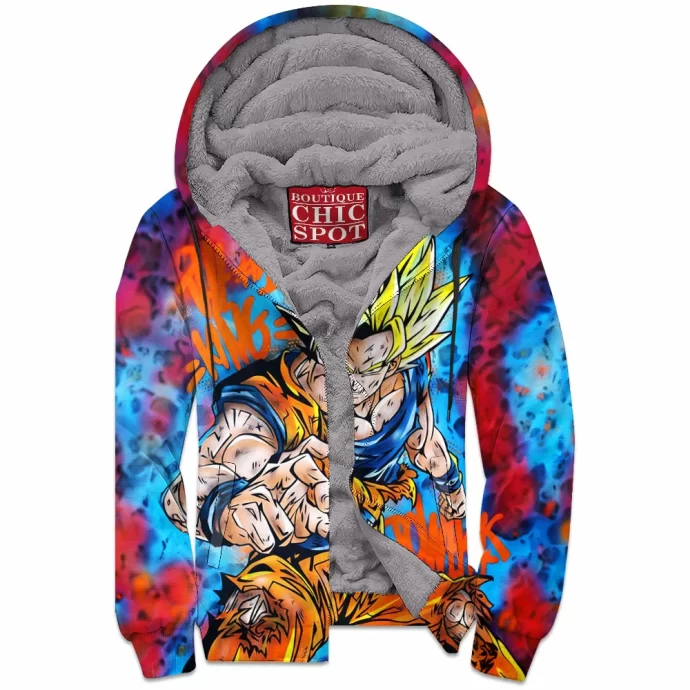 Son Goku Zip Fleece Hoodie